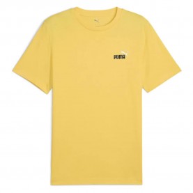 тениска,мъжки,тениски,puma,ess,2,color,small,nº1,logo,short,sleeve,t,shirt,sunny,yellow,(yellow)