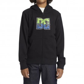 блуза,детски,блузи,dc,shoes,star,inline,full,zip,sweatshirt,black