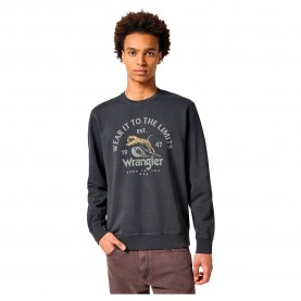 блуза,мъжки,пуловери,wrangler,112357385,sweatshirt,black
