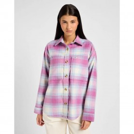 риза,с,дълъг,ръкав,дамски,блузи,дамски,ризи,lee,utility,over,long,sleeve,shirt,pink