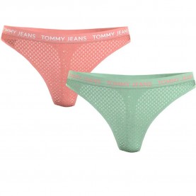 дамско,бельо,дамски,бикини,и,танкини,tommy,jeans,uw0uw05010,thong,2,units,refurbished,pink