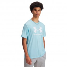 тениска,мъжки,тениски,under,armour,sportstyle,logo,update,short,sleeve,t,shirt,stream,white,(blue)