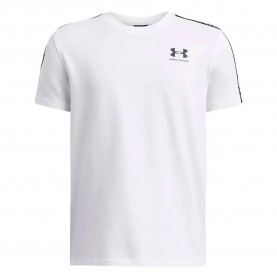 тениска,детски,тениски,under,armour,sportstyle,taped,short,sleeve,t,shirt,white,black,(white)