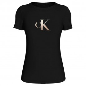 тениска,дамски,тениски,calvin,klein,gradient,short,sleeve,t,shirt,ck,black,(black)