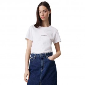 тениска,дамски,тениски,calvin,klein,monologo,short,sleeve,t,shirt,white