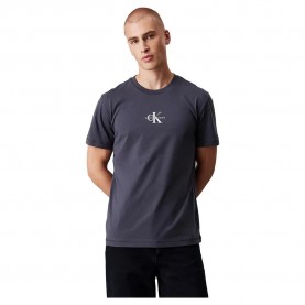 тениска,мъжки,тениски,calvin,klein,monologo,short,sleeve,t,shirt,ebony,(grey)