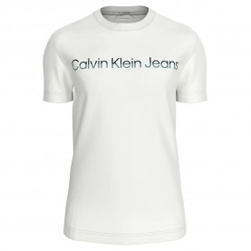 тениска,мъжки,тениски,calvin,klein,two,tone,institutional,short,sleeve,t,shirt,white