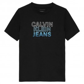 тениска,детски,тениски,calvin,klein,gradient,flock,logo,short,sleeve,t,shirt,black,(ck,black)