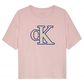 тениска,детски,тениски,calvin,klein,monogram,flock,boxy,short,sleeve,t,shirt,pink