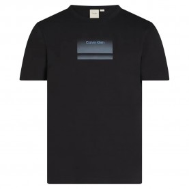 тениска,мъжки,тениски,calvin,klein,gradient,logo,short,sleeve,t,shirt,black
