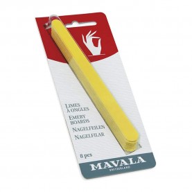 Bella aurora Mavala Emery Boards 8 units - Clear (Yellow) хигиена,аксесоари,bella,aurora,mavala,emery,boards,8,units,clear,(yellow)