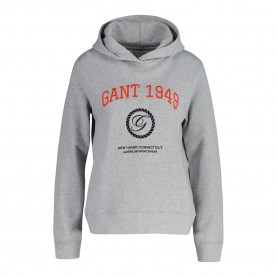 суичър,дамски,блузи,gant,crest,hoodie,grey