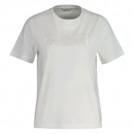 тениска,дамски,тениски,gant,tonal,graphic,short,sleeve,t,shirt,white