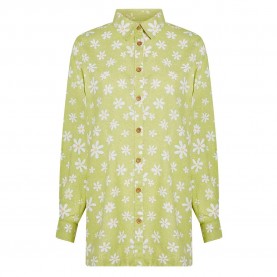 риза,с,дълъг,ръкав,дамски,блузи,дамски,ризи,o´neill,beach,vintage,long,sleeve,shirt,green,daisyline,(green,yellow)