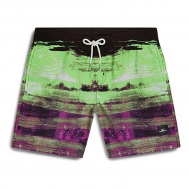 детски,бански,гащета,детски,бански,костюми,o´neill,cali,gradient,14´´,swimming,shorts,black,melted,stripe,boys,(green)