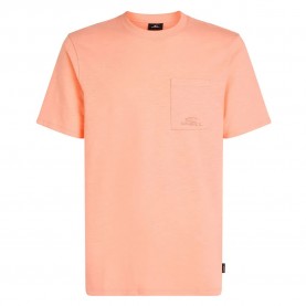 тениска,мъжки,тениски,o´neill,chest,pocket,short,sleeve,t,shirt,coral,pop,(orange)