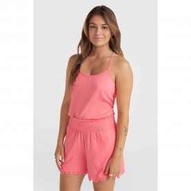 къси,панталони,дамски,панталони,o´neill,essentials,ava,smocked,sweat,shorts,pink