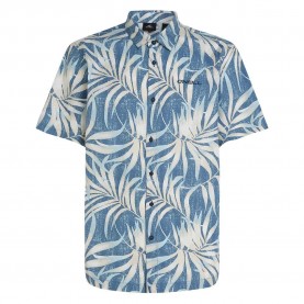 риза,с,къс,ръкав,мъжки,ризи,o´neill,print,short,sleeve,shirt,blue,dipped,leaves,(blue)