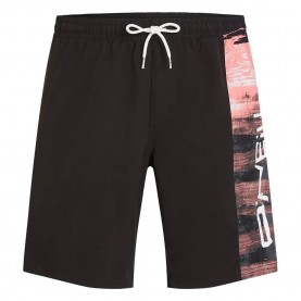 бански,гащета,мъжки,бански,костюми,o´neill,retro,19´´,swimming,shorts,coral,melted,texture,(black)