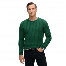 блуза,мъжки,пуловери,superdry,classic,cable,sweater,green,(forest,green)