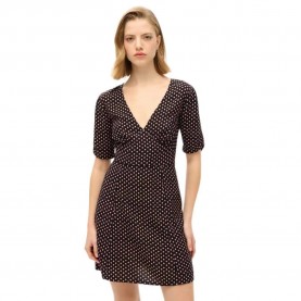 рокля,дамски,поли,и,рокли,superdry,printed,tea,short,sleeve,short,dress,black