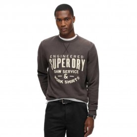блуза,мъжки,пуловери,superdry,workwear,applique,sweatshirt,carbon,black,(grey)