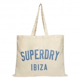 Чанта Superdry Y9110270A tote bag - Beige (Natural Brown / Wedgewood Blue) чанта,всички,чанти,superdry,y9110270a,tote,bag,beige,(natural,brown,wedgewood,blue)
