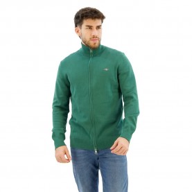 блуза,мъжки,пуловери,gant,casual,half,zip,sweater,green