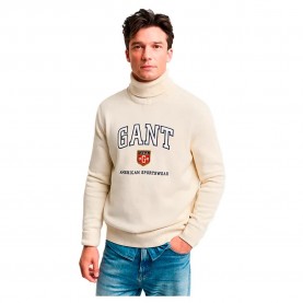 блуза,мъжки,пуловери,gant,graphic,high,neck,sweater,beige