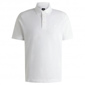 BOSS Parris 26 10269360 01 short sleeve polo - White (White) дамски,блузи,с,яка,мъжки,блузи,с,яка,boss,parris,26,10269360,01,short,sleeve,polo,white,(white)