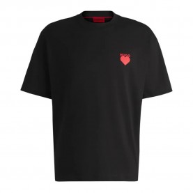 тениска,мъжки,тениски,hugo,dewdam,short,sleeve,t,shirt,black