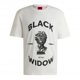 тениска,мъжки,тениски,hugo,dostalgi,short,sleeve,t,shirt,white