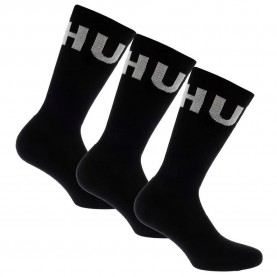 чорапи,мъжки,чорапи,дамски,чорапи,hugo,iconic,10267351,socks,3,pairs,black,(black)