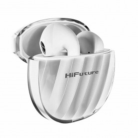 слушалки,слушалки,hifuture,flybuds3,tws,wireless,earphones,white