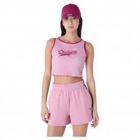 тениска,детски,тениски,new,era,mlb,floral,rib,la,dodgers,sleeveless,t,shirt,pink,(dark,pink)