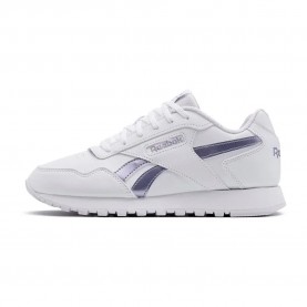 Юношески маратонки Reebok Glide Junior Trainers - White (Ftwr White / Metalic Purple / Digital Gleam) юношески,маратонки,мъжки,маратонки,дамски,маратонки,reebok,glide,junior,trainers,white,(ftwr,white,metalic,purple,digital,gleam)