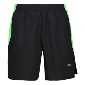 Къси панталони Reebok Running 2 1 sweat shorts - Black (Black / Solar Lime) къси,панталони,мъжки,панталони,дамски,панталони,reebok,running,2,1,sweat,shorts,black,(black,solar,lime)