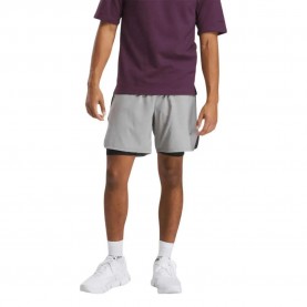 Къси панталони Reebok Running 2 1 sweat shorts - Grey (Grey 3) къси,панталони,мъжки,панталони,дамски,панталони,reebok,running,2,1,sweat,shorts,grey,(grey,3)