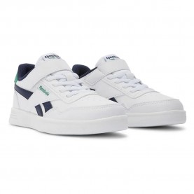 детски,маратонки,детски,маратонки,reebok,court,advance,elastic,&,top,strap,children,trainers,ftwr,white,vector,navy,glen,green,(white)