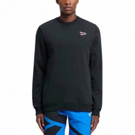 блуза,мъжки,пуловери,reebok,classics,identity,small,logo,ft,sweatshirt,black,(black,white,vector,red)