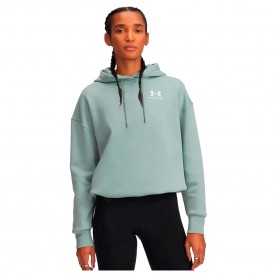 суичър,дамски,блузи,under,armour,icon,fleece,oversized,hoodie,silica,green,white,(green)