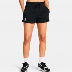 поларени,къси,панталони,дамски,панталони,under,armour,icon,fleece,shorts,black,white,(black)