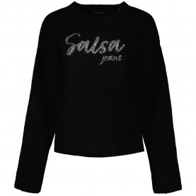 блуза,дамски,блузи,salsa,jeans,21009393,sweatshirt,black