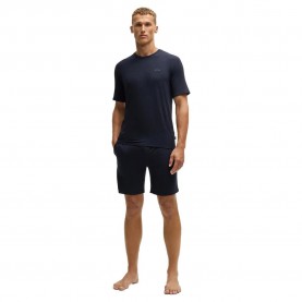 пижама,мъжки,пижами,boss,bamboo,short,sleeve,pyjama,blue