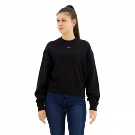 блуза,дамски,блузи,hugo,delessa,1,blue,sweatshirt,black,(black)