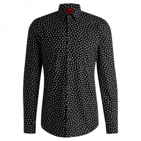 риза,с,дълъг,ръкав,мъжки,ризи,hugo,kenno,long,sleeve,shirt,black