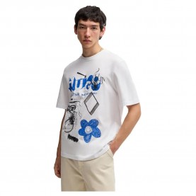 блуза,мъжки,пуловери,hugo,nufloro,sweatshirt,white