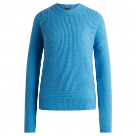 блуза,дамски,пуловери,дамски,плетени,дрехи,hugo,scevanu,sweater,blue