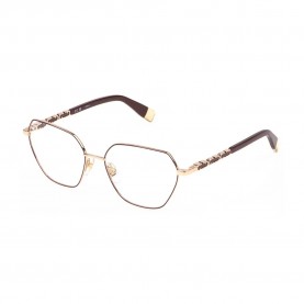 очила,furla,vfu834,53,mm,woman,glasses,golden,(shiny,rose,gold,with,bordeaux,parts)