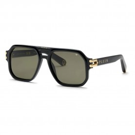 слънчеви,очила,слънчеви,очила,philipp,plein,plein,icon,57,mm,sunglasses,shiny,black,(black)